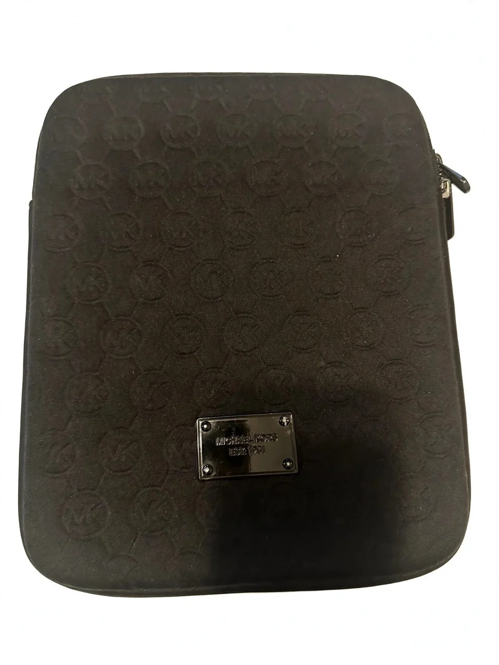 Michael Kors Black Quilted Mini Tablet Sleeve - Protective Carry Case